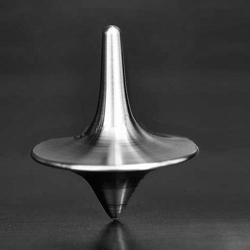 from the Inception Movie Inception Stainless Steel Spinning Top Totem Spinning-Top with Zinc alloy silver