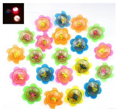 Hand rotates luminescent spinning top luminous light toys cheapest gag toys kids party birthday gifts many colors 196