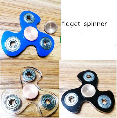 Fidget Toy Hand Spinner with Brass Hand Spinner Stress Relief Toys Novelty Hand Tip CKF Torqbar Style EDC Bearing Crazy Spinner Toy DHL