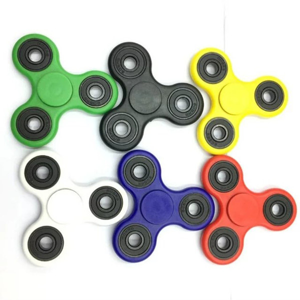 dropFidget Spinner Hand Spinner Tri Fidget Ceramic Ball Desk Focus Toy EDC For Killing Time For Kids Adults VS fidget cube