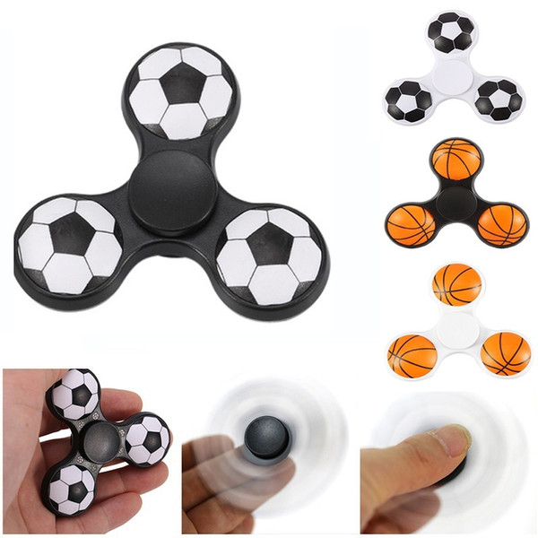 Soccer Basketball Pattern Fidgets Spinner Toy EDC Sensory Hand Spinner Anti Stress Gyro Toys for Autism ADHD Kids/Adult