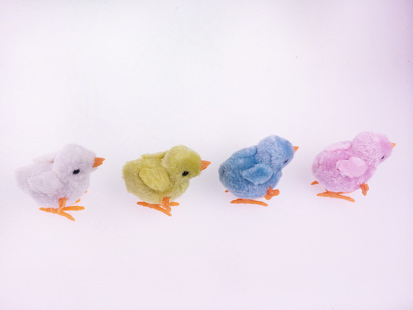 Free shipping on spring chicken stuffed chick jumping on the chain simulation cute baby chick novelty toys