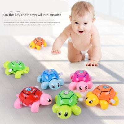 Creative Children's Clockwork Toy Cartoon Turtle Puzzle Chained Small Toys Grasping Intelligence Development Emotional Parent-child Exchange