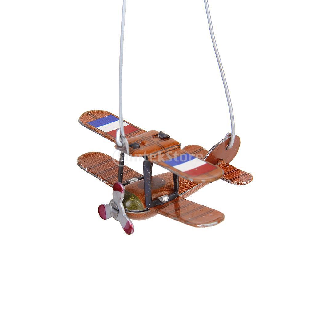 Wholesale-New 2015 Brand New Vintage Wind-up Rotated Airplane Collectible Tin toy Free Shipping