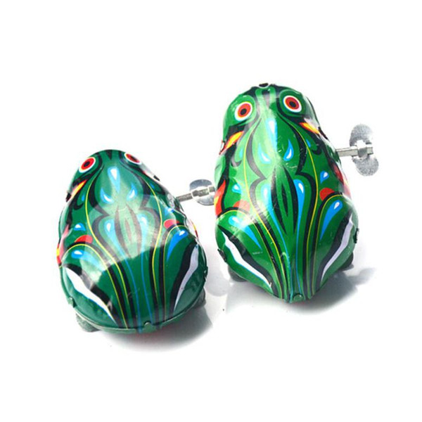 Classic Mini Wind-up Toy Frog Clockwork Kids Baby Lovely Colorful Fun Newborn Kids Early Educational Spring Children Baby Toys B11