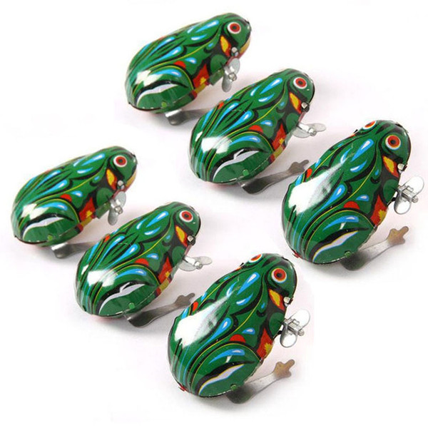Mini Frog Wind-up Clockwork Kids Baby Lovely Colorful Fun Newborn Kids Educational Spring Toy Baby Toys 2017 New Arrival