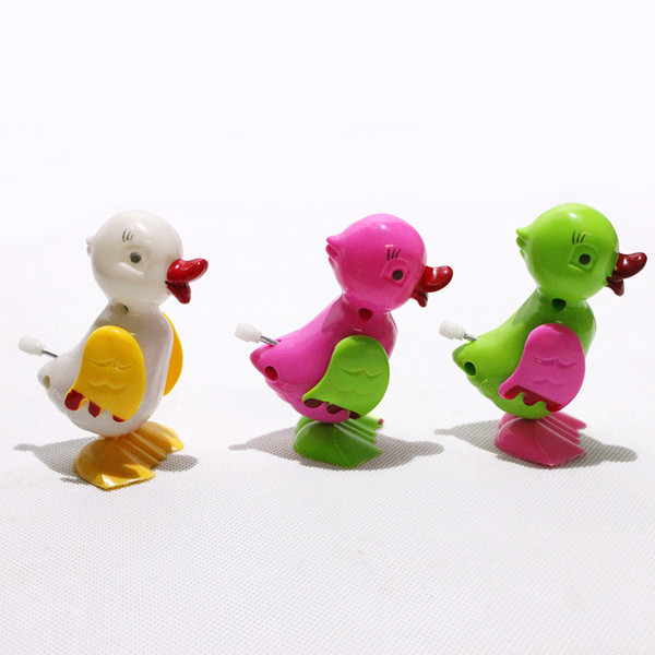 Wholesale chain duck on the chain of small duck clockwork toy chain animal series toys