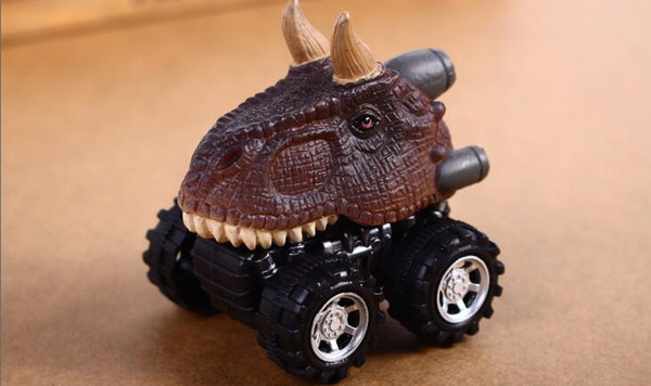The new children's day gift back to car mini dinosaur toy model toy car stalls selling