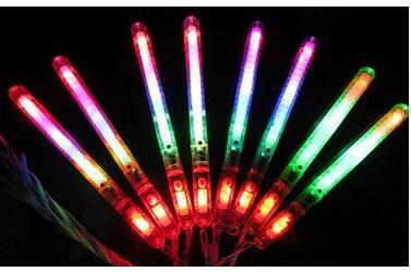 LED Flash Light Up Wand Glow Sticks Kids Toys For Christmas Party XMAS Gift Birthday