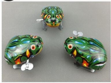 Tin frogs wind-up toys jump frogs childrens day christmas gifts wedding party birthday gift cheapest toys 193