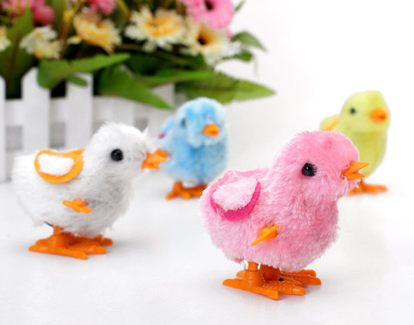 Wholesale-Lovely vintage toy Plush Chicken Toy for Children,Kids Wind Up Chicken Toys,Baby Clockwork Chicken