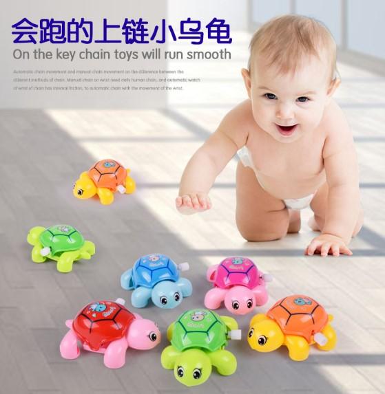 Creative children clockwork toy cartoon tortoise puzzle chain toys