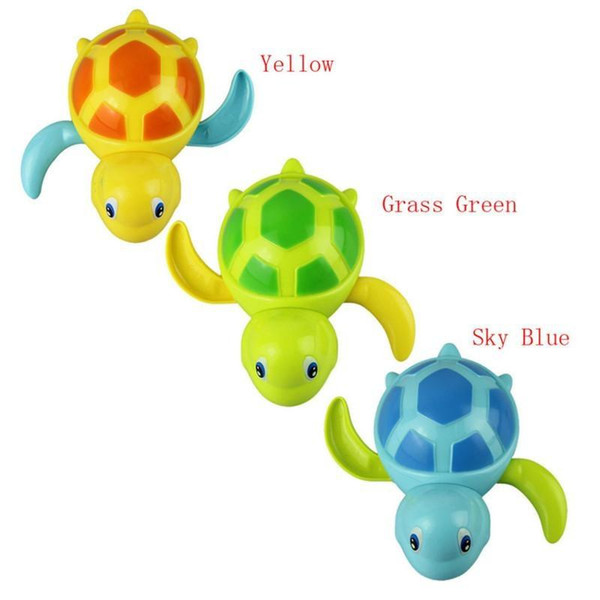 Infants Babies Cute Swim Turtle Toys Small Animal Bath Toy Classic Toys (Color: Multicolor)
