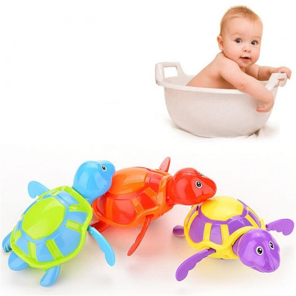 Bath Toys Wind Up Swimming Turtle Animal Tub Pool Toy Set for Kids Mixed Colors Crawl Wind Up Toys Pool Bath