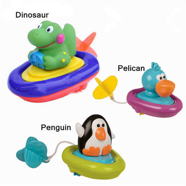 Baby Clockwork Move Toys for Children Bath Play In Bathroom Swimming Pool Toys for Bathing Funny Play Water Toys