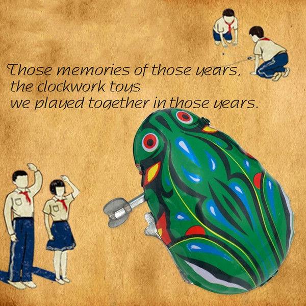 Tinned clockwork toy child baby toy nostalgic children's day gift those years of memories