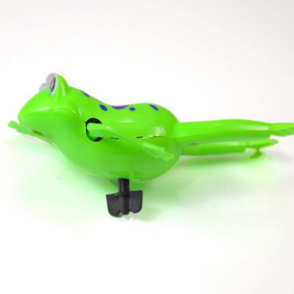 Swimming Frog Battery Operated Pool Cute Bath Toy Wind-Up Swim Frogs Kids Clockwork Dabbling Toy Random Color