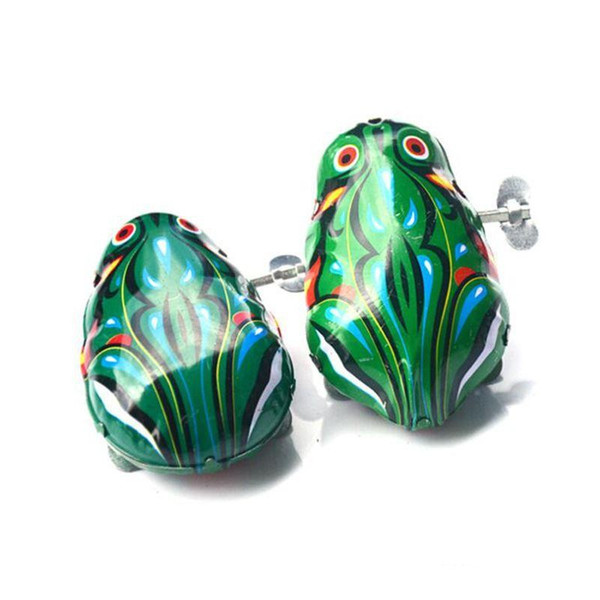 Classic Mini Wind-up Toy Frog Clockwork Kids Baby Lovely Colorful Fun Newborn Kids Early Educational Spring Children Baby Toys