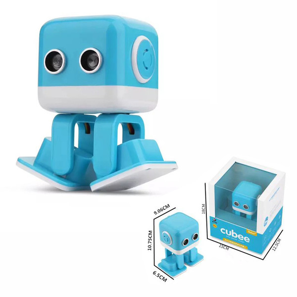 Cubee Robot Smart intelligent Dance Robot F9 toy Electronic Walking Toys App control Robot Gift For Kids Education Toy 10pcs DHL free