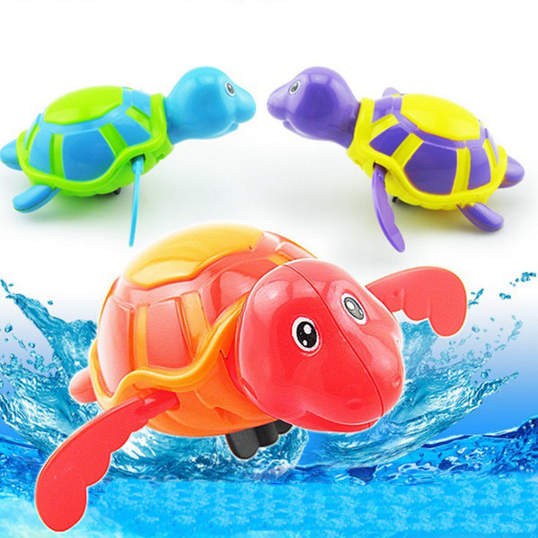 cute turtle swim animal wound-up chain clockwork baby kids bathing toy for bathroom gift kids water fun Toys