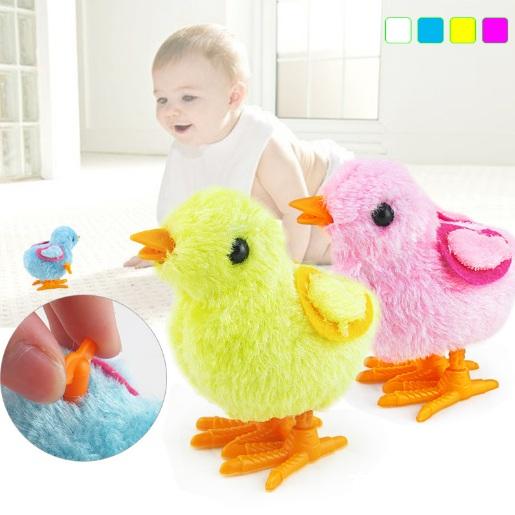 New Hot Lovely Kids Gift Toddler Wind-up Chick Walking Toy Clockwork Developmental Toys 
