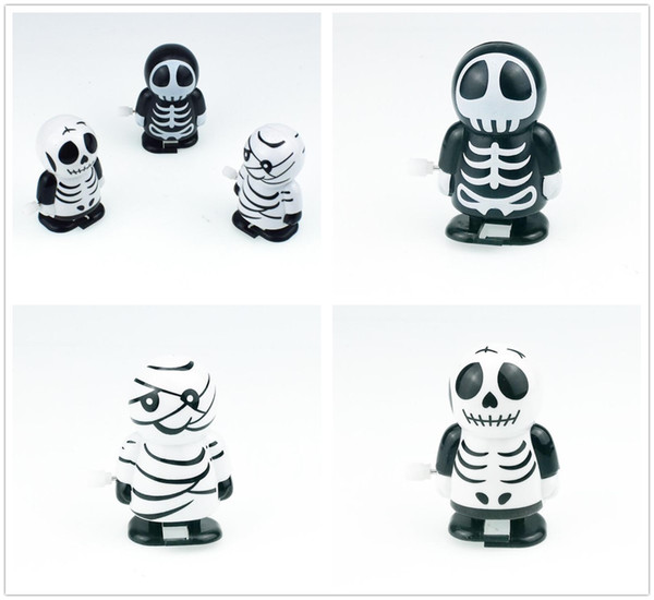 New Fashion Skull Skeleton Pattern Clockwork Wind-up Toys Home Party Novelty Kids Gifts Decor Free Shipping