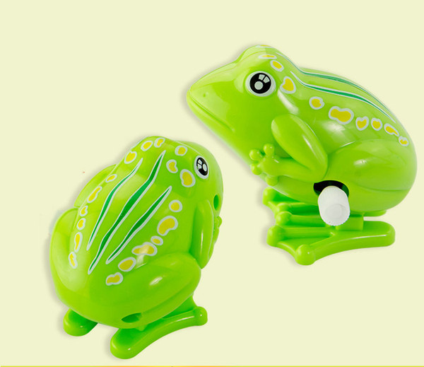 10PCS TIAOWA Kids Classic Tin Wind Up Clockwork Toys Jumping Frog Vintage Children Boys Educational Creative gifts nostalgia Novelty