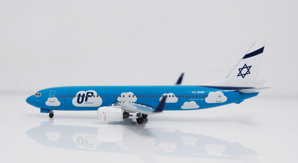 Wholesale-1:400 Apollo Israel Airlines B737 model airline souvenir gift