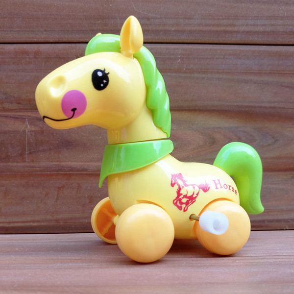 Real color trolley horse pony chord toys color on the chain horse head and tail will move counter toys manufacturers wholesale