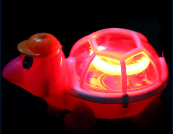 New PULL turtle toys Lovely Infant Baby Educational Pull Emitting Little Turtle Light Kid Toy children toy