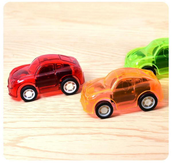Toys Pull Back Cars Plastic Cute Toy Cars for Child Wheels Mini Car Model Funny Kids Toy for Boys Random Color