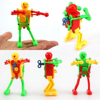 360 Degrees dance robot Wind Up Toys Colourful Cute robot Clockwork Toy New Arrive