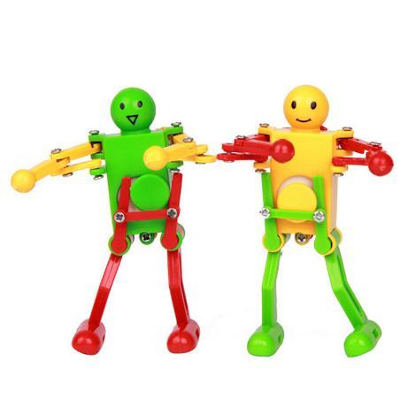 wholesale Robots Toys Clockwork Spring Wind Up Toy Dancing Robot Baby Toys for Children Kids Toy