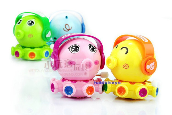 Wholesale-Free shipping / Fun on the chain clockwork octopus / base sites rotate cartoon / octopus / buy 2 and get 1 Free