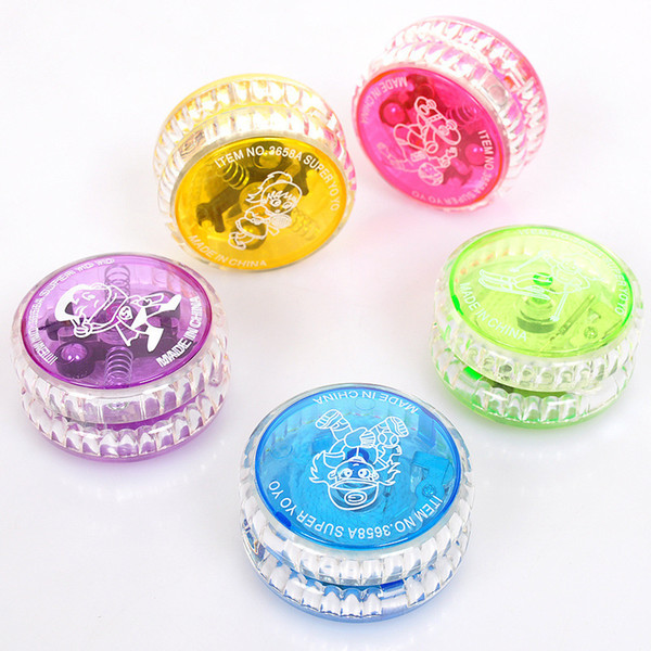 YoYo Ball Luminous Toy New LED Flashing Child Clutch Mechanism Yo-Yo Toys for Kids Party/Entertainment Bulk Sale