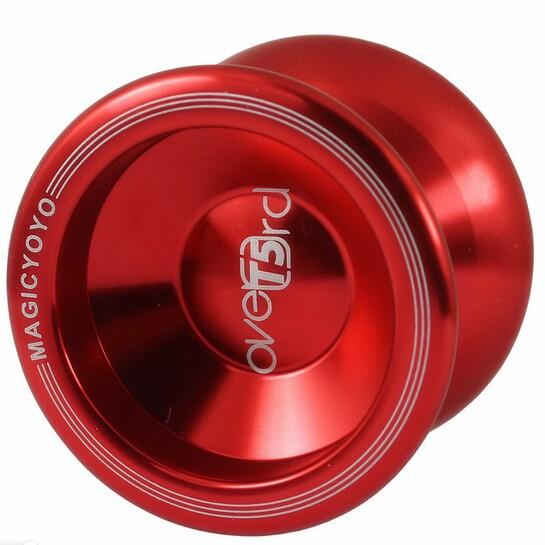 Free shipping Hot Sale Ball Bearing Magic YOYO T5 Upgraded Version Alloy Aluminum yo yo Metal Professional Auldey Yo-Yo Toy