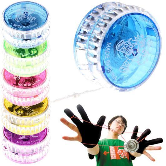 High Speed YoYo Ball Luminous LED Flashing Yo Yo Child Clutch Mechanism Yo-Yo Toys For Kids Party Entertainment