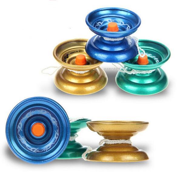 Magic Yoyo Aluminum Alloy Metal Yoyo Professionalwith String Kids Toys Funny Yoyo for Children Birthday Gift YH1093