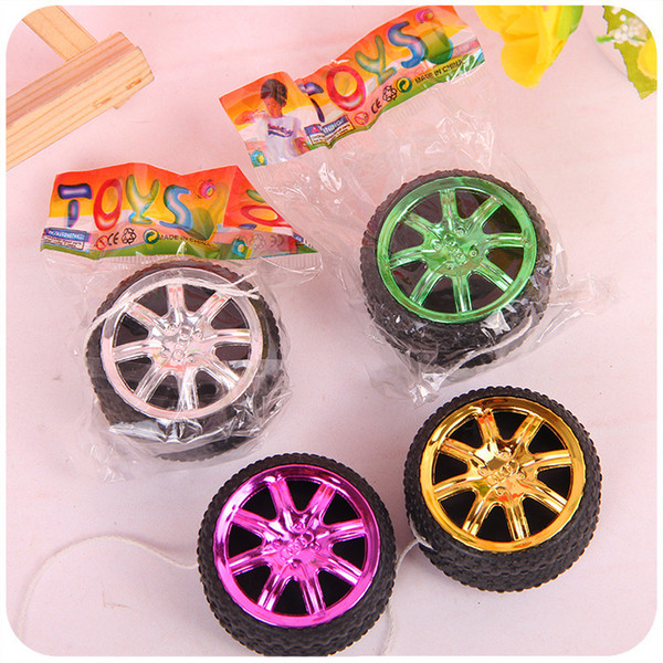 wheel tire stall selling new traditional toys for children