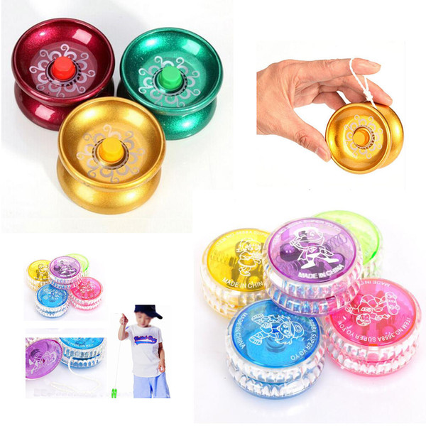 2 Style Alloy Yo Yo Ball Children Funny Toys Yoyo Professional Yoyo Kids Toys Wholesale