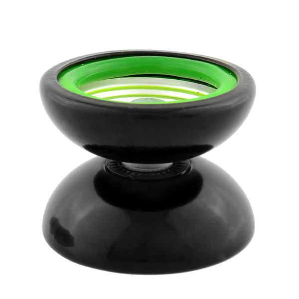 Professional YoYo Metal Ball Bearing Reel Yo-Yo Trick Gimmick Gift Kid Educational Toy Black & Green