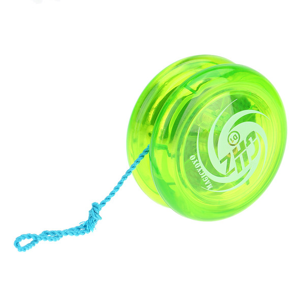 Hot Sale Yoyo Classic Kids Toys Plastic Magic Yoyo D1 Loop Yo-yo Narrow Plain Shaft Star Burst System with Spinning String