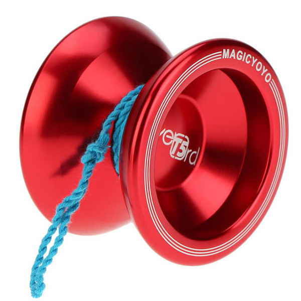 3 Colors Magic Yoyo T5 Overlord Aluminum Alloy Metal Yoyo Professional 8 Ball KK Bearing with String Kids Toys Yoyo for Gift