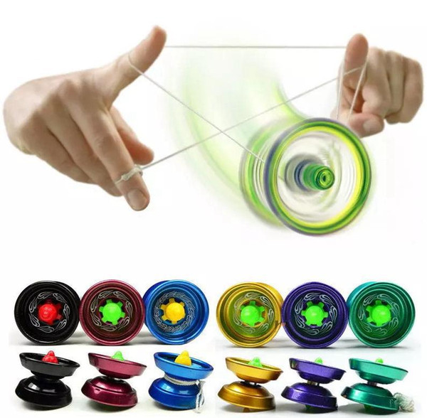 Alloy Cool Aluminum Design High Speed Professional YoYo Ball Bearing String Trick Yo-Yo Kids Magic Juggling Toy