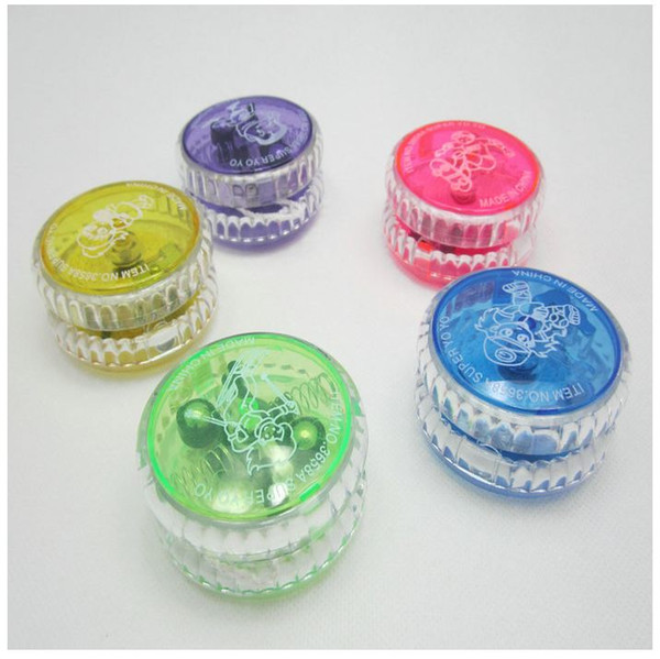 Hot Luminous Toy New LED Flashing Yo Yo Child Clutch Mechanism Yo-Yo Toys for Kids Party/Entertainment Bulk Sale