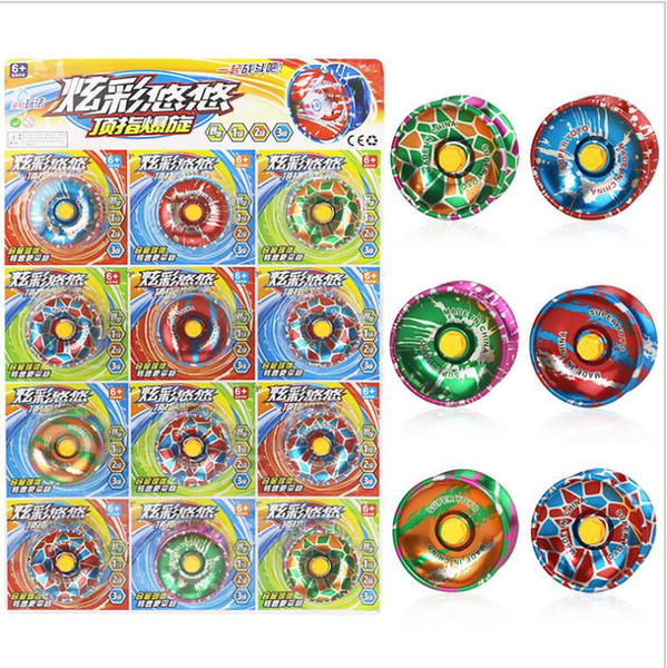 Metal Fidget Spinner Metal YoYo Alloy Aluminum Design High Speed Professional YoYo Ball Bearing String Trick Kids Magic Juggling Toy