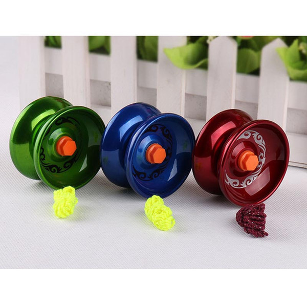 New Arrival 1PCS Aluminum Design Professional Yo Yo Ball Bearing String Trick Children Funny Toys Random Color