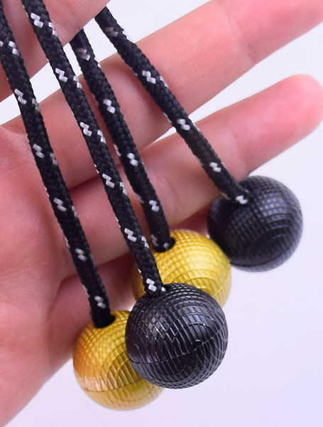 50pcs/lot Decompression artifact alloy finger tips finger yoyo ball dhl free