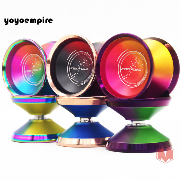 New Arrive YOYO EMPIRE Rain Fly YOYO Colorful yo-yo metal Yoyo for Professional yo-yo player Metal Material Classic Toys