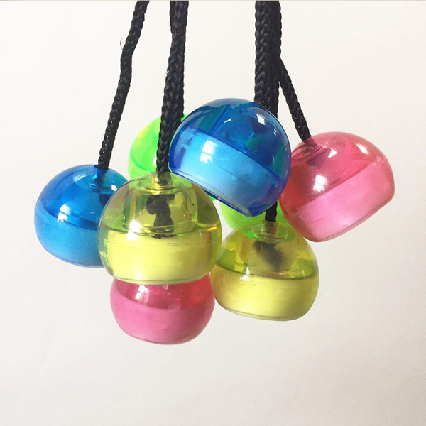 Decompression fingertip yoyo ball with light luminous finger gyro yoyo toy factory direct explosion